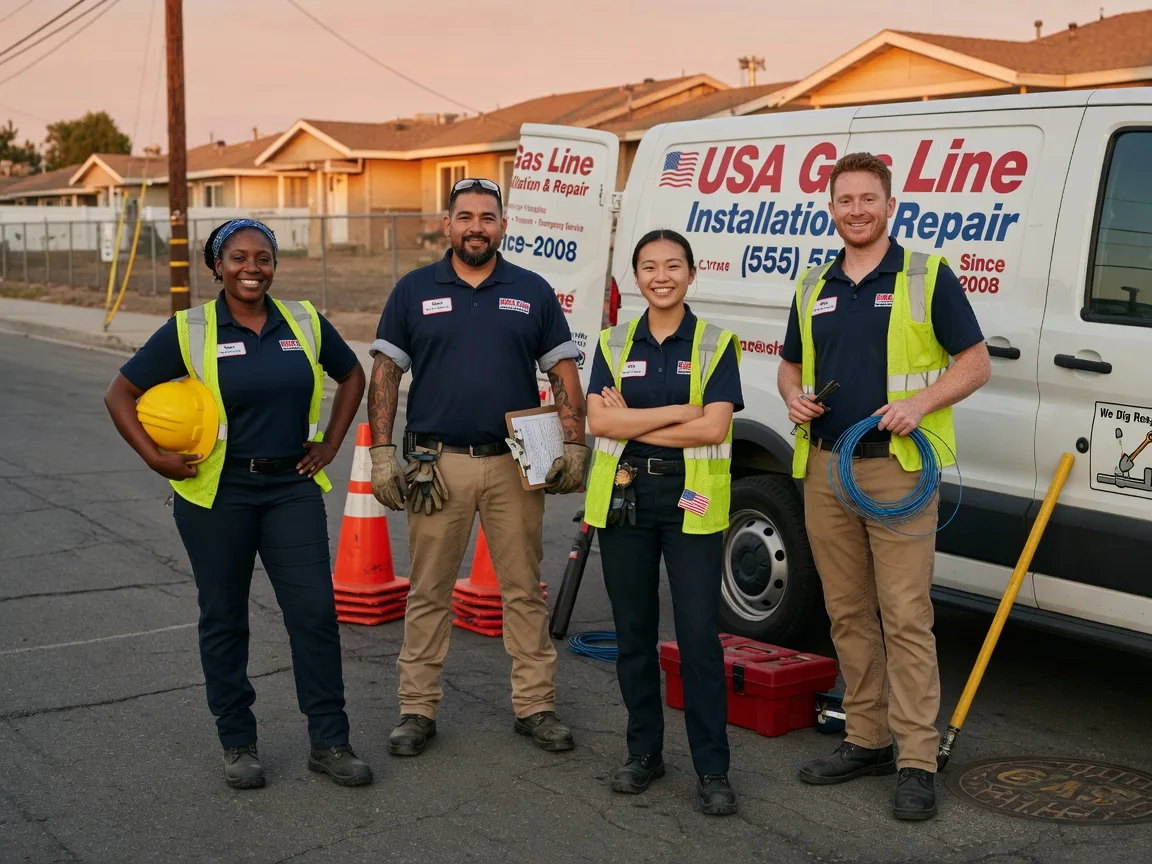Gas Line Installation company in Lindsay, TX